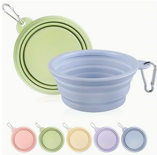 Collapsable drinking bowl